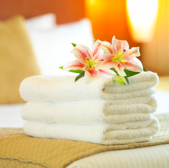 Clean towels hotel